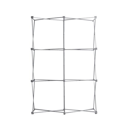 5 x 7.5 ft. RPL Fabric Pop Up Display Straight — Hardware Only / No Endcaps